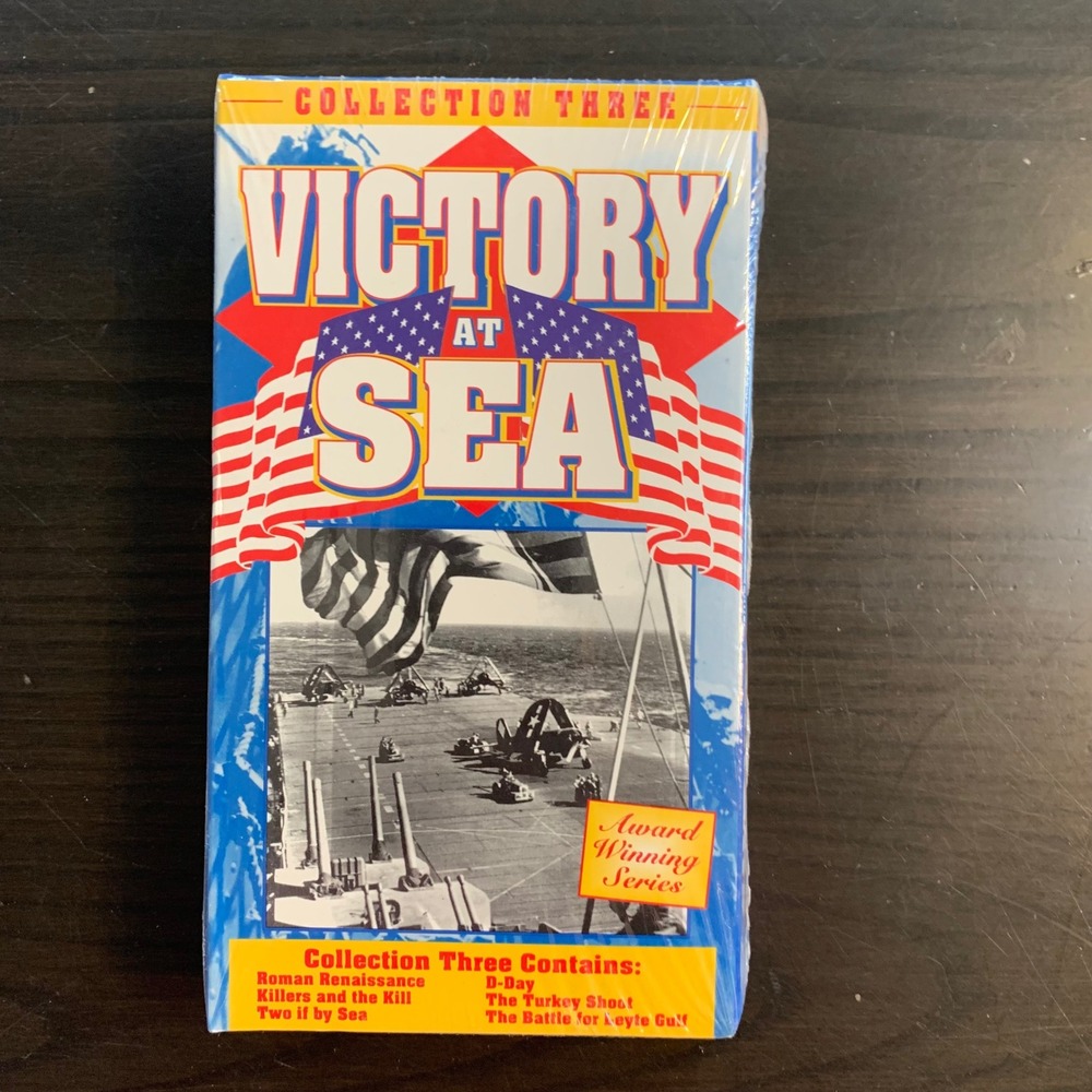 Victory at Sea Collection Three VHS WWII Documentary Series Factory Sealed New